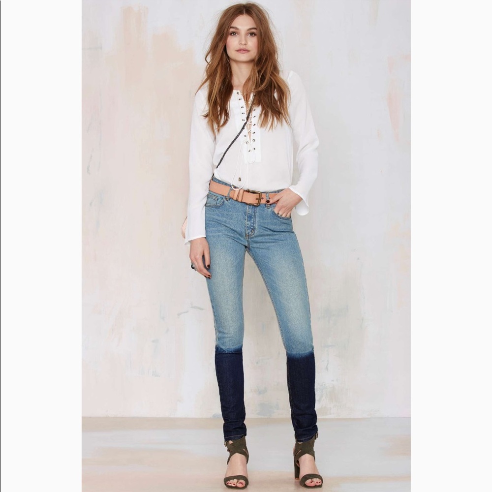 Nasty Gal Ombré Skinnies